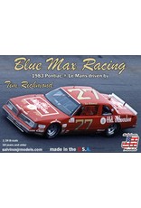 SALVINO'S JR MODELS SJMBMLM1983P 1/24 BLUE MAX RACING 1983 PONTIAC LEMANS DRIVEN BY TIM RICHMOND PLASTIC MODEL CAR KIT