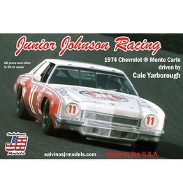 SALVINO'S JR MODELS SJMJJMC1974B 1/25 JUNIOR JOHNSON RACING #11 1974 CHEVY MONTE CARLO - CALE YARBOROUGH PLASTIC MODEL CAR KIT