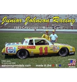 SALVINO'S JR MODELS SJMJJMC1983C  1/24 JUNIOR JOHNSON RACING 1983 CHEVROLET MONTE CARLO, DRIVEN BY DARRELL WALTRIP PLASTIC MODEL CAR K