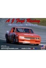 SALVINO'S JR MODELS SJMAJMC1983D 1/24 AJ FOYT RACING 1983 CHEVROLET MONTE CARLO PLASTIC MODEL CAR KIT