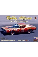 SALVINO'S JR MODELS SJMBADC1971D 1/25 BOBBY ALLISON 1971 DODGE CHARGER FLATHOOD PLASTIC MODEL CAR KIT