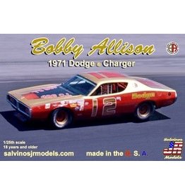 SALVINO'S JR MODELS SJMBADC1971D 1/25 BOBBY ALLISON 1971 DODGE CHARGER FLATHOOD PLASTIC MODEL CAR KIT