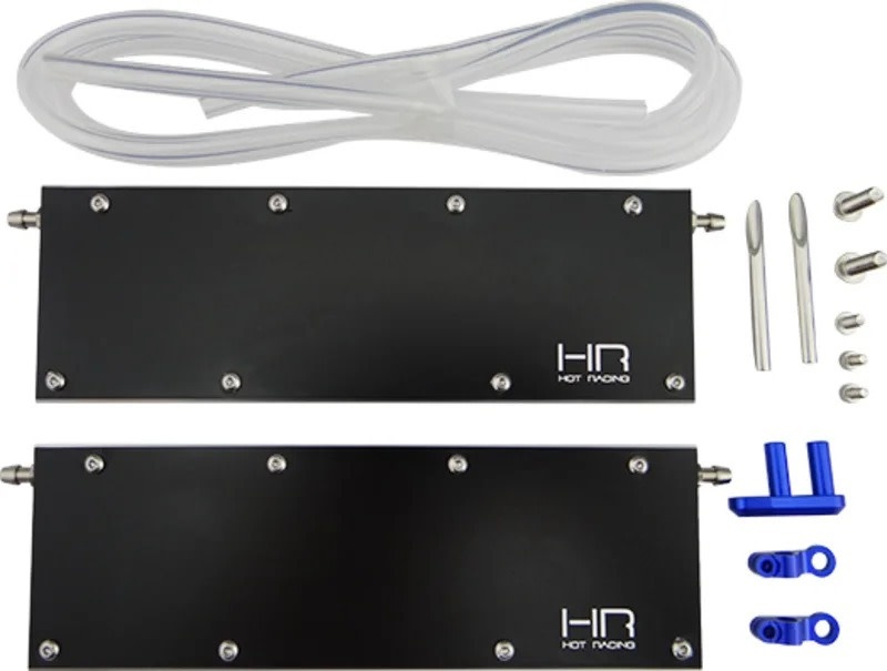 HRASPN126WC ALUMINUM BATTERY WATER COOLER FOR TRAXXAS M41, SPARTAN
