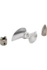 HOT RACING HRASPN1000H PROPELLER SET W/ BULLET NUT FOR TRAXXAS M41, SPARTAN