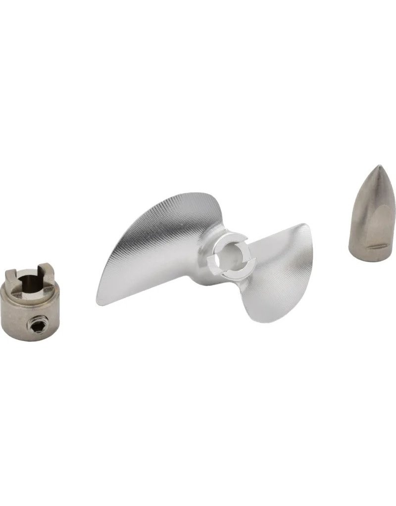 HOT RACING HRASPN1000H PROPELLER SET W/ BULLET NUT FOR TRAXXAS M41, SPARTAN