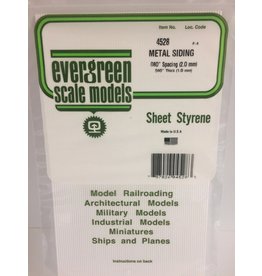 EVERGREEN EVG4528 METAL SIDING .080 SPACING .040 THICKNESS