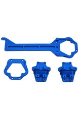 RPM RC PRODUCTS RPM70795 F/R UPPER CHASSIS AND DIFF COVERS FOR LATRAX TETON AND RALLY BLUE