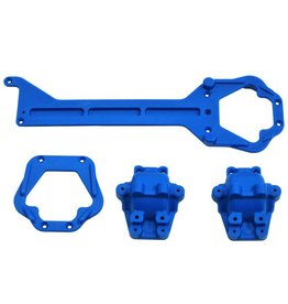 RPM RC PRODUCTS RPM70795 F/R UPPER CHASSIS AND DIFF COVERS FOR LATRAX TETON AND RALLY BLUE