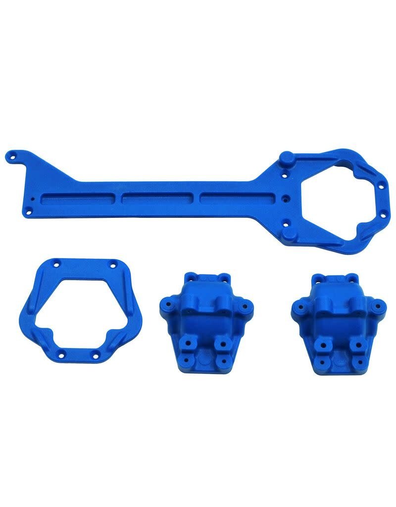 RPM RC PRODUCTS RPM70795 F/R UPPER CHASSIS AND DIFF COVERS FOR LATRAX TETON AND RALLY BLUE
