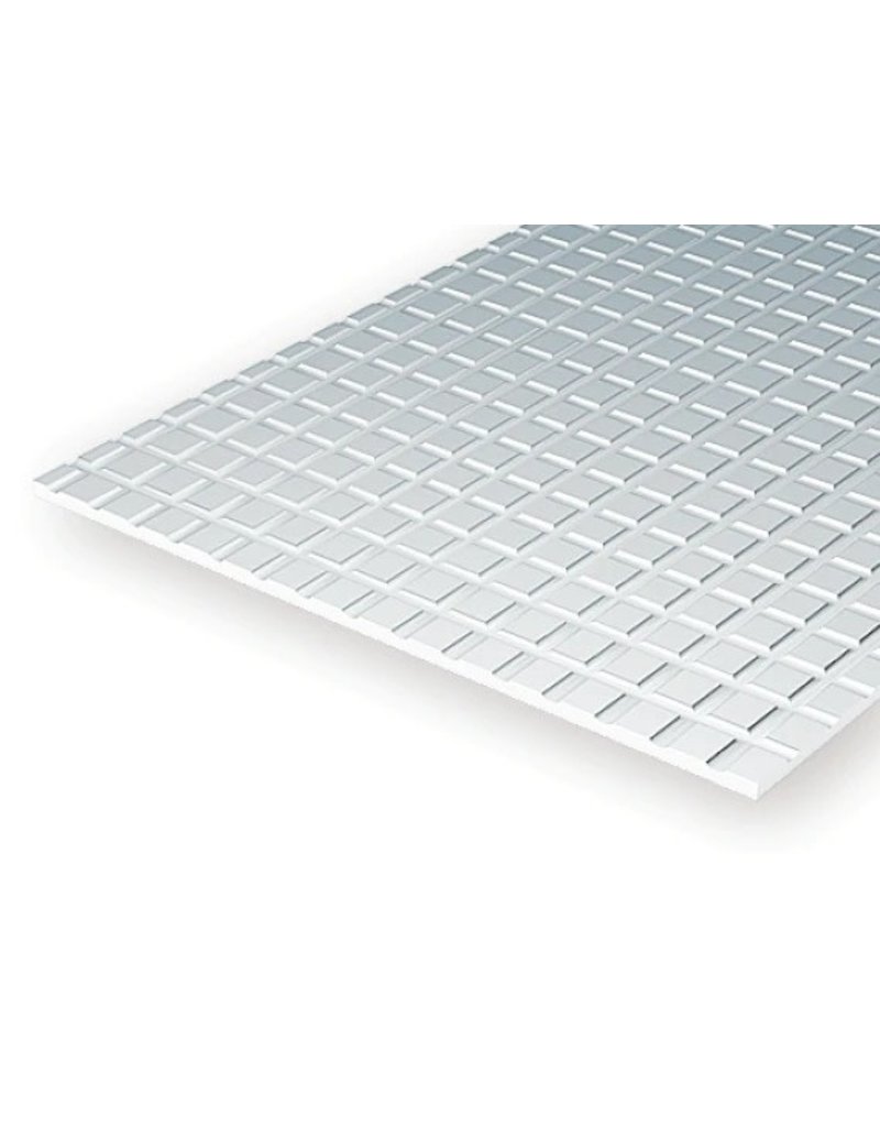 EVERGREEN EVG4502 TILE 1/12 SQUARES .040 THICKNESS