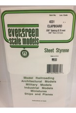 EVERGREEN EVG4031 CLAPBOARD .030 SPACING .040 THICKNESS