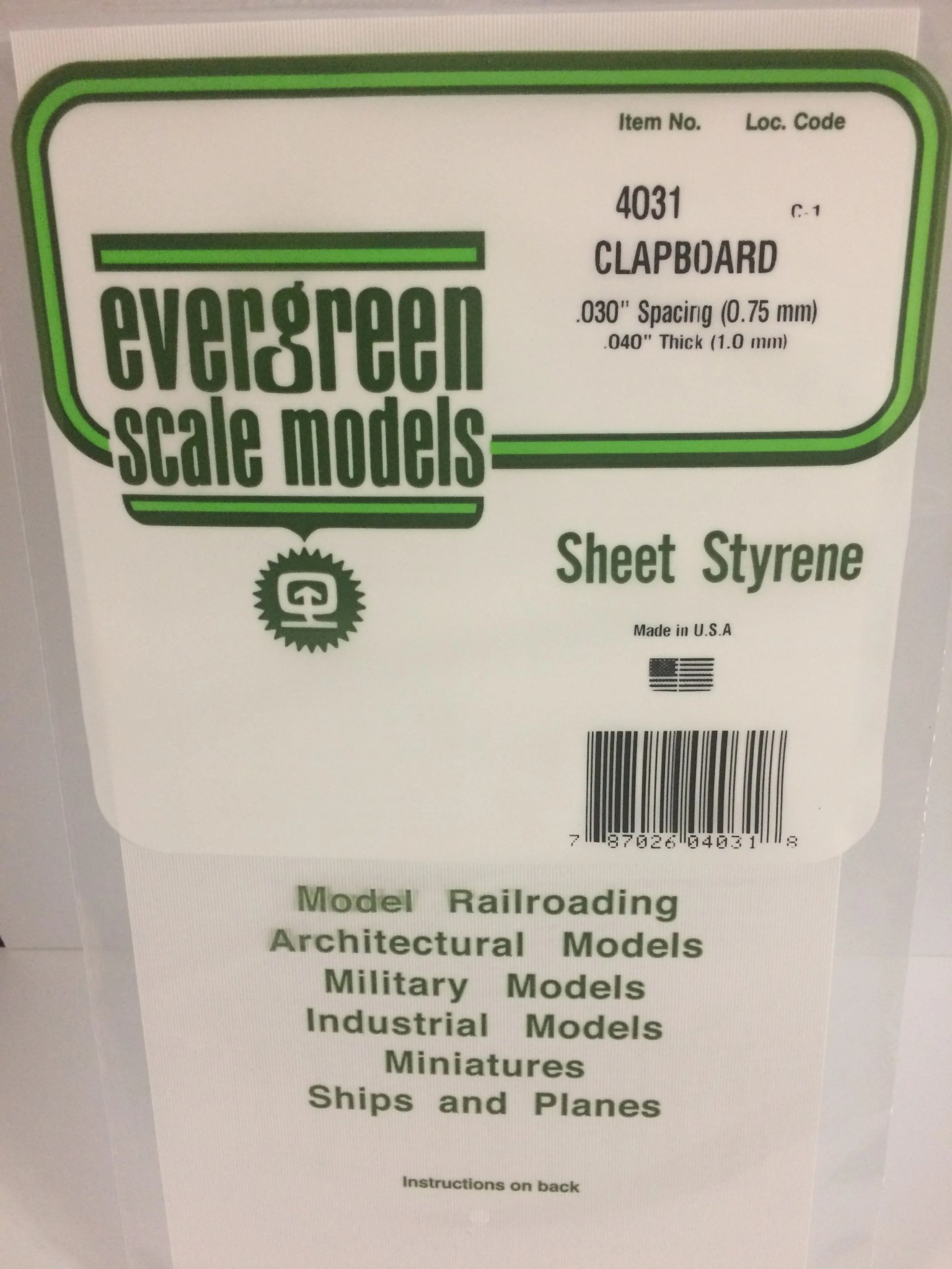 4031 Siding .040 Clpbrd .030"