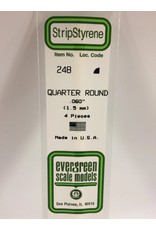 EVERGREEN EVG248 .060 QUARTER ROUND 4PC