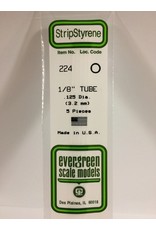 EVERGREEN EVG224 1/8 (.125) TUBE 5PC