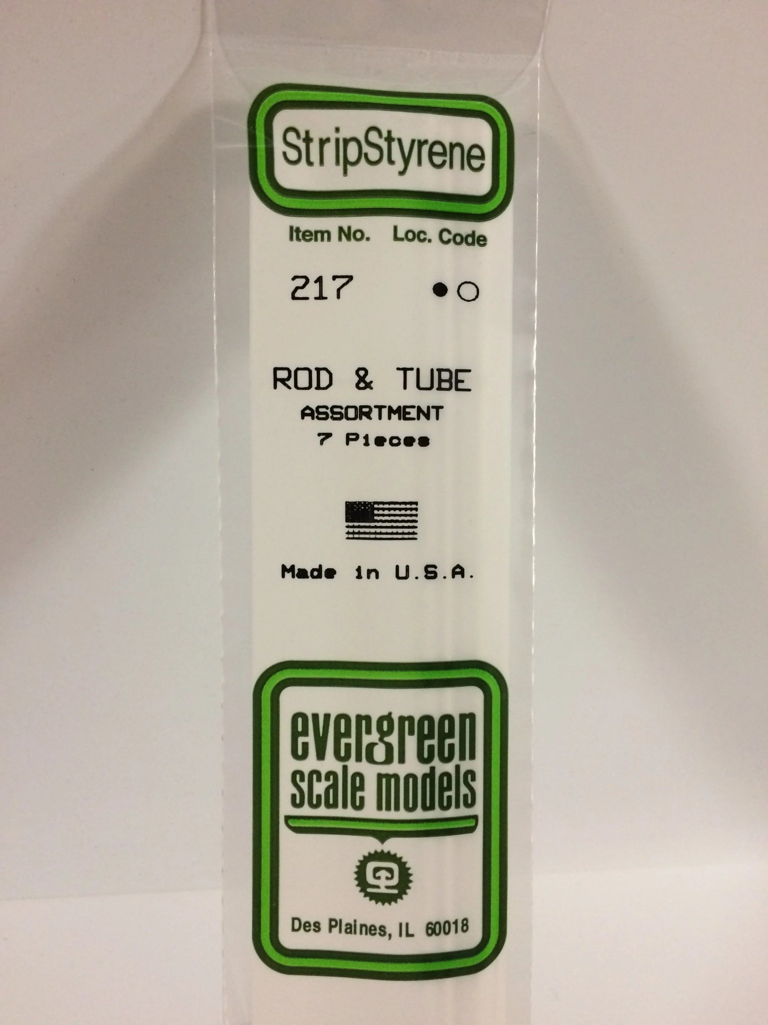 217 Rod & tube assorted 7/