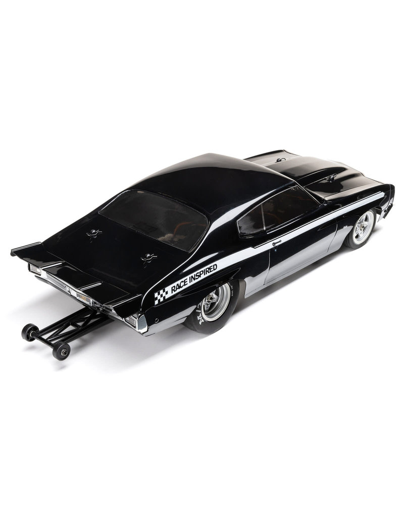 LOSI LOS01023T2 1970 CHEVELLE 2WD MINI NO PREP DRAG CAR: BLACK