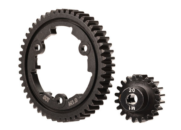 6450 - 50T Spur Gear With 20T Pinion, Steel, 1.0 MP