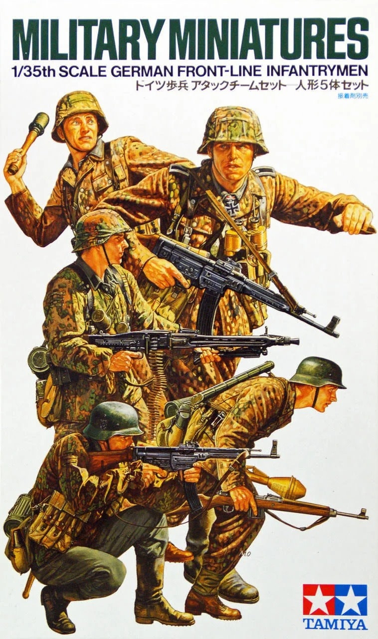 TAM35196 1/35 GERMAN FRONT LINE INFANTRY PLASTIC MODEL KIT