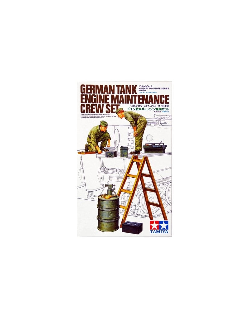 TAMIYA TAM35180 1/35 GERMAN TANK MAINTENANCE CREW