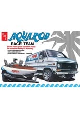AMT AMT1338 1/25 AQUA ROD RACE 75' CHEVY VAN RACE BOAT TRAILER PLASTIC MODEL KIT