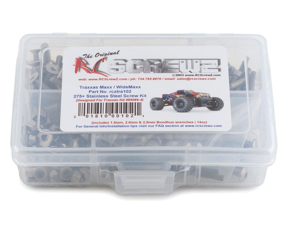RCZTRA102 TRAXXAS WIDE MAXX STAINLESS SCREW KIT