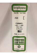 EVERGREEN EVG264 1/8 (.125) CHANNEL 4PC