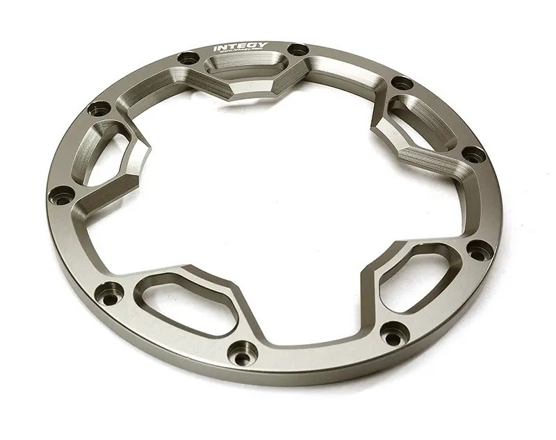 INTC28806GREY BILLET MACHINED BEADLOCK RING FOR DBXL-E: GREY