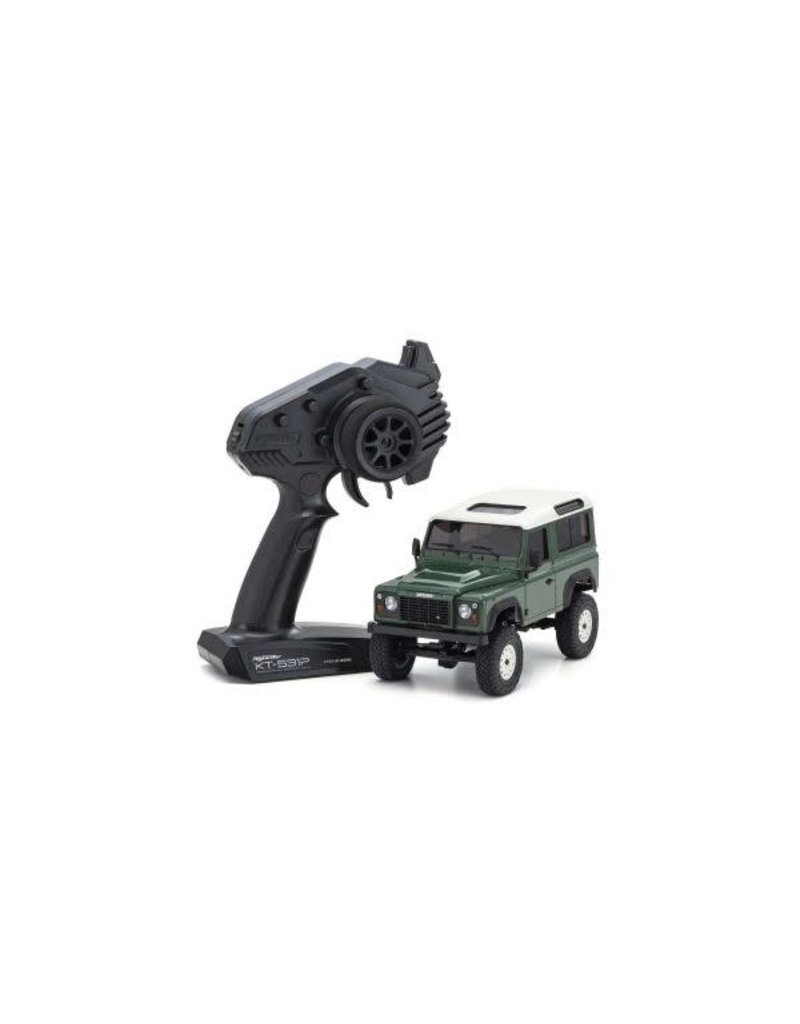KYOSHO KYO32529GR MINI-Z 4×4 READYSET LAND ROVER DEFENDER 90: CONISTON GREEN