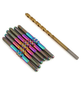 J&T BEARING CO. JTB-JT10771 ASSOCIATED B6.4/B7 TITANIUM XD TURNBUCKLE SET: OIL SLICK