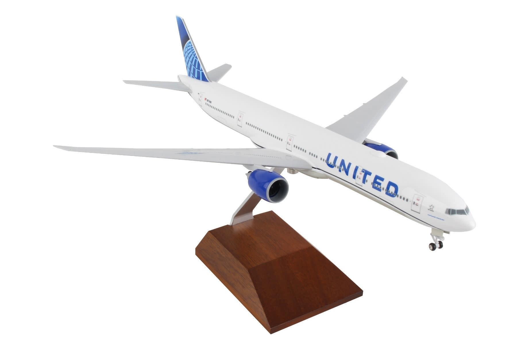 SKR5173 1/200 UNITED W/ WOOD STAND B777-300