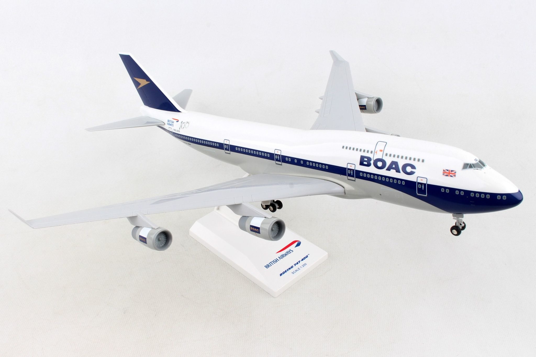 British BOAC 747-400 1/200 ブリティッシュ Gemini Jets 1:200 British Airways 747-400 