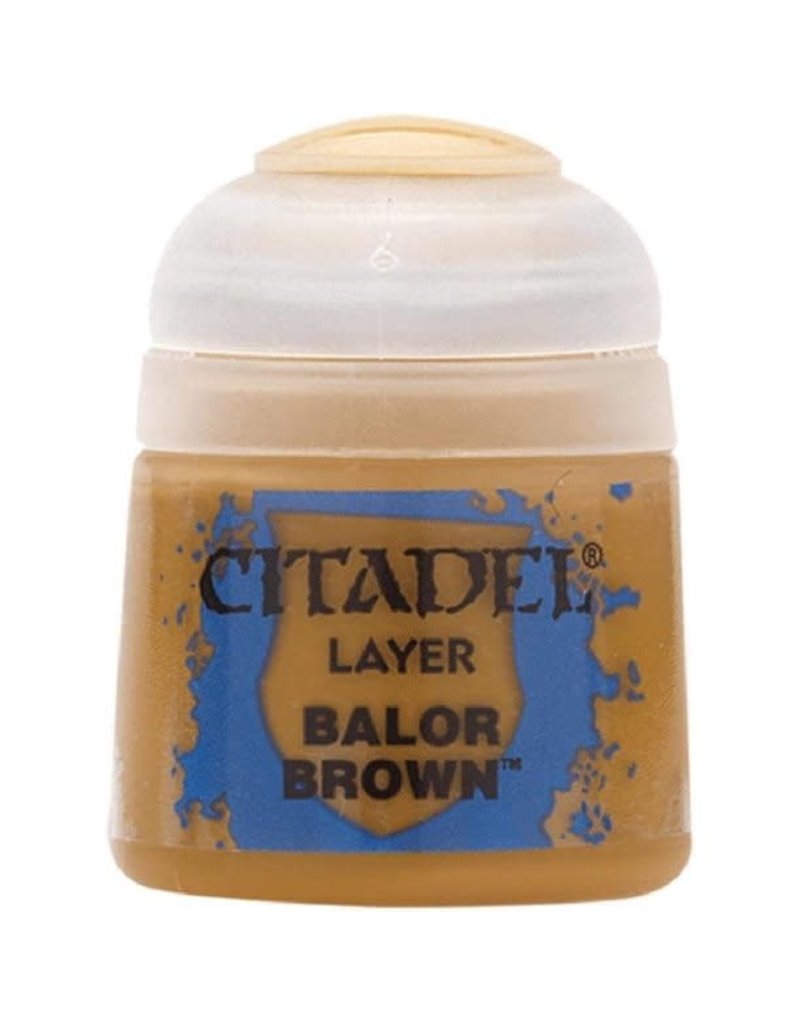 WARHAMMER GW22-43 LAYER: BALOR BROWN (12ML)