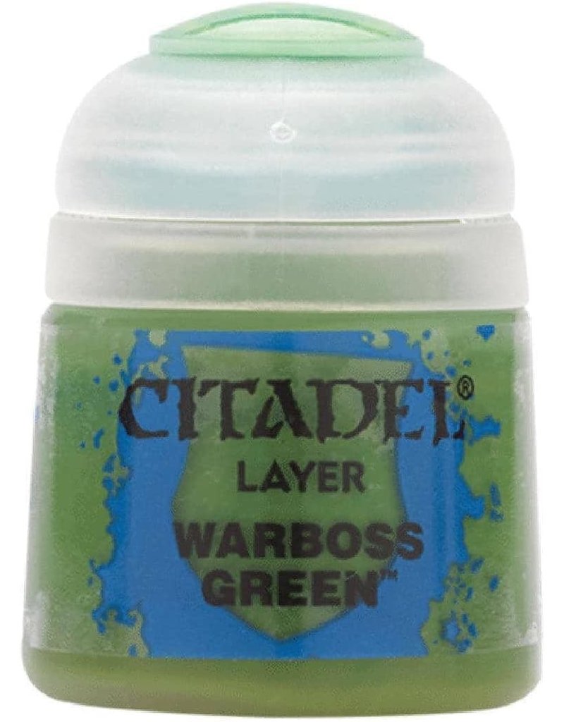 WARHAMMER GW22-25 LAYER: WARBOSS GREEN (12ML)