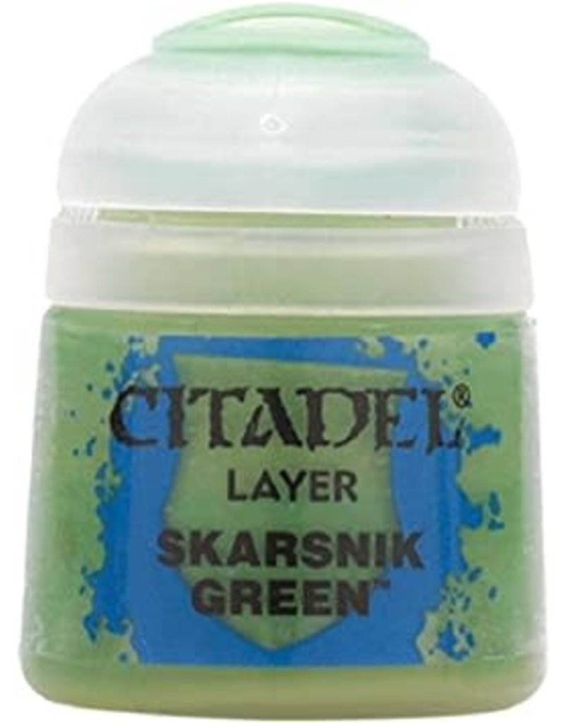 WARHAMMER GW22-26 LAYER: SKARSNIK GREEN (12ML)