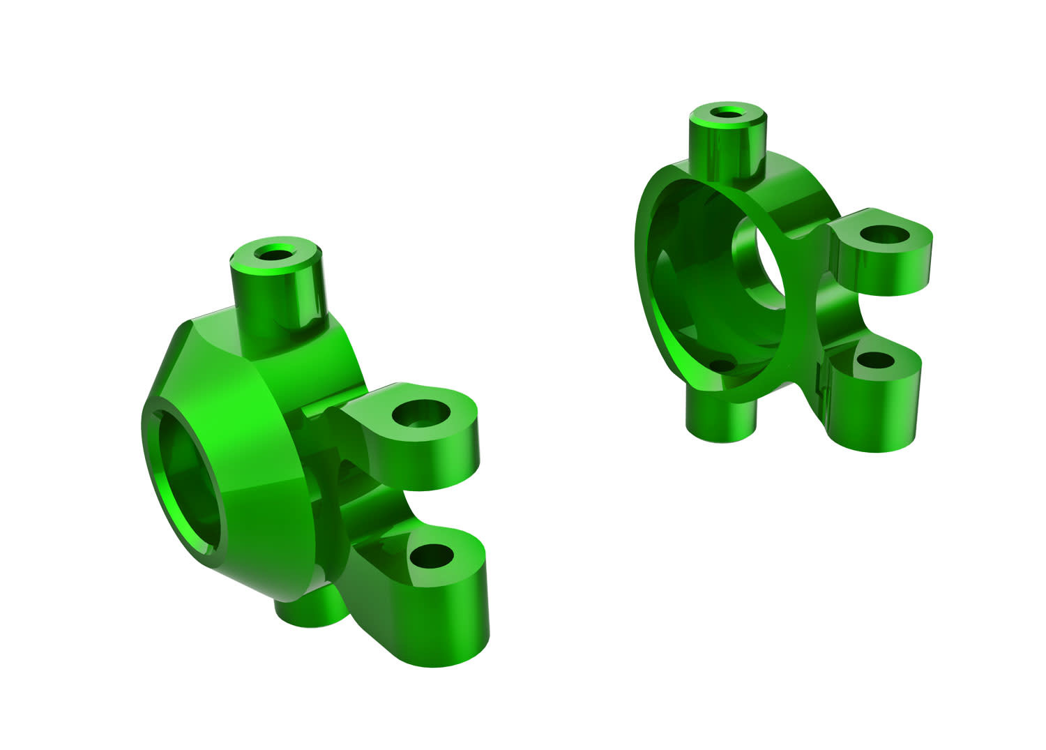 TRA9737-GRN STEERING BLOCKS (L&R) GRN