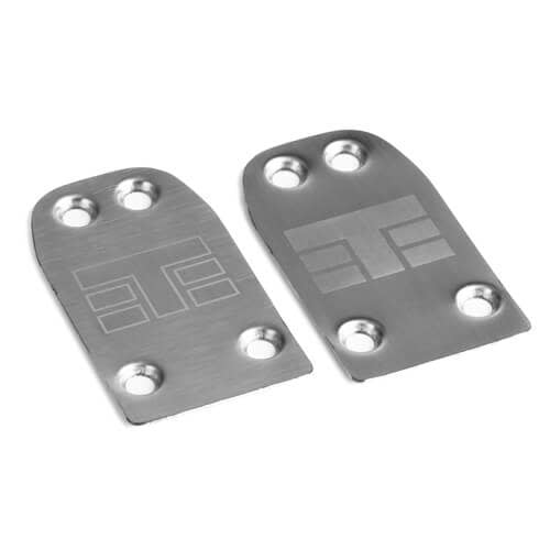 TKR9023 SKID PLATE REAR, STEEL, 2.1, 2PCS