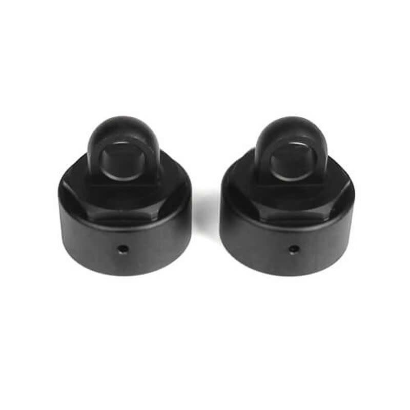 TKR6003B SHOCK CAPS (ALUMINUM, NON-VENTED TOP, 2PCS)