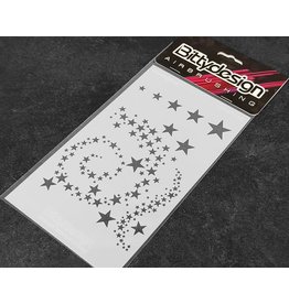 BITTYDESIGN BDYSTC-021 STARS PAINT STENCIL