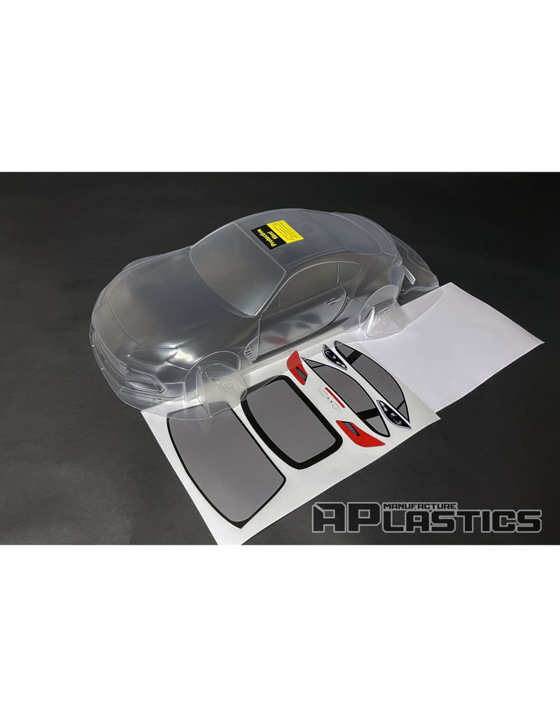 APLASTICS APS0057 1/10 SUBARU GRZ BODY: CLEAR