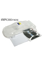 APLASTICS APS0055 1/10 NISSAN R34 BODY: CLEAR