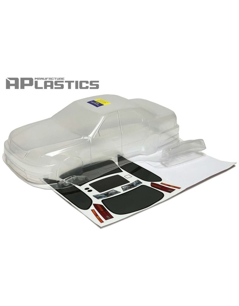 APLASTICS APS0052 1/10 LEXUS LS400 BODY: CLEAR