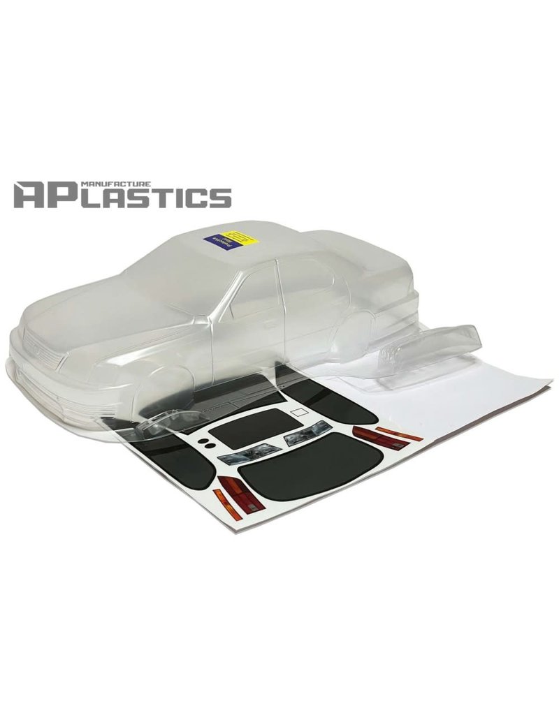 APLASTICS APS0052 1/10 LEXUS LS400 CLEAR BODY