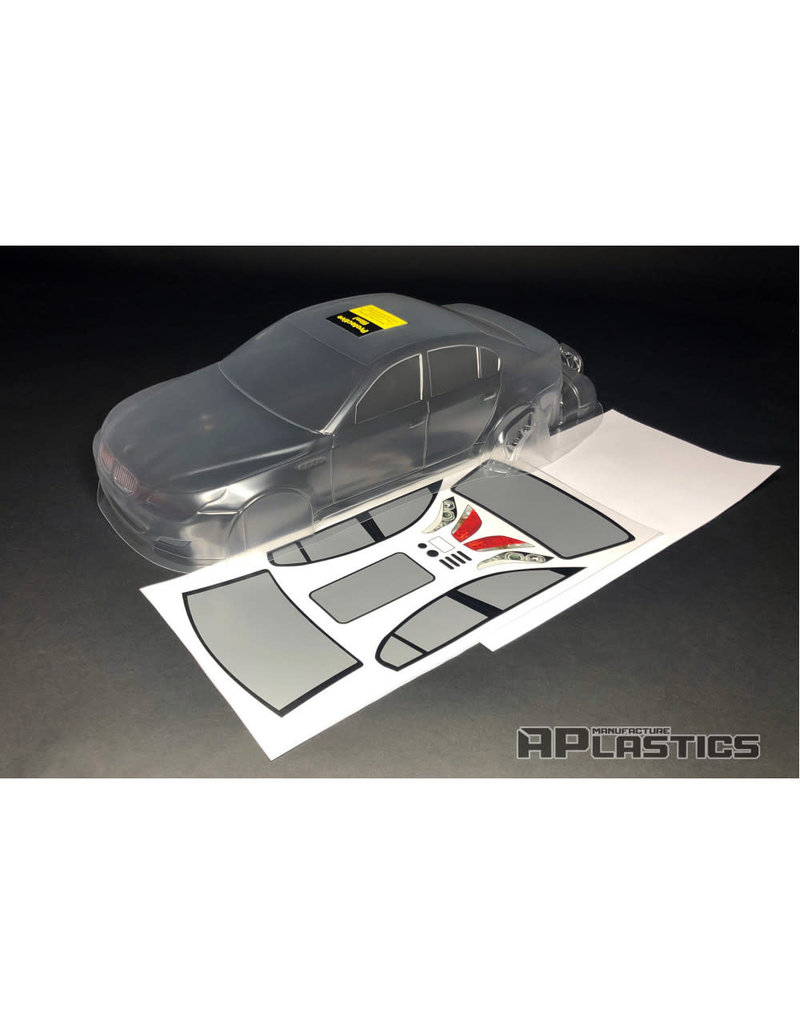APLASTICS APS0048 1/10 BMW M5 E60 BODY: CLEAR