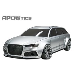 APLASTICS APS0047 1/10 AUDI RS6 BODY CLEAR