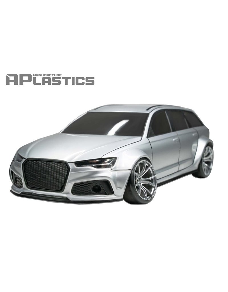 APLASTICS APS0047 1/10 AUDI RS6 BODY CLEAR