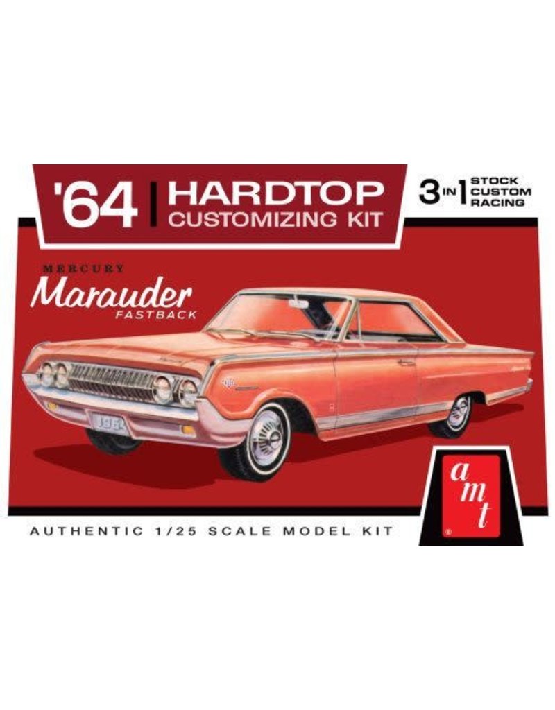 AMT AMT1294 1/25 1964 MERCURY MARAUDER HARD TOP PLASTIC MODEL KIT