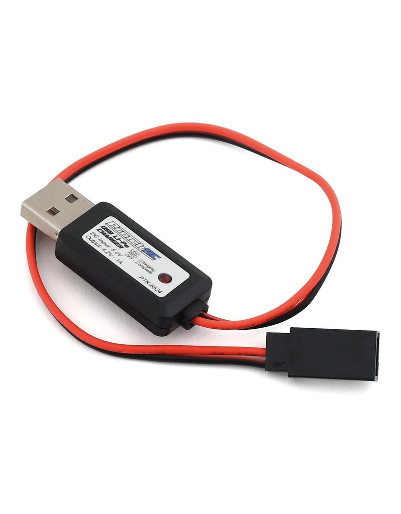 PROTEK RC PTK-8524 1S USB LIPO CHARGER (1 AMP) (SANWA M17 & MT44)