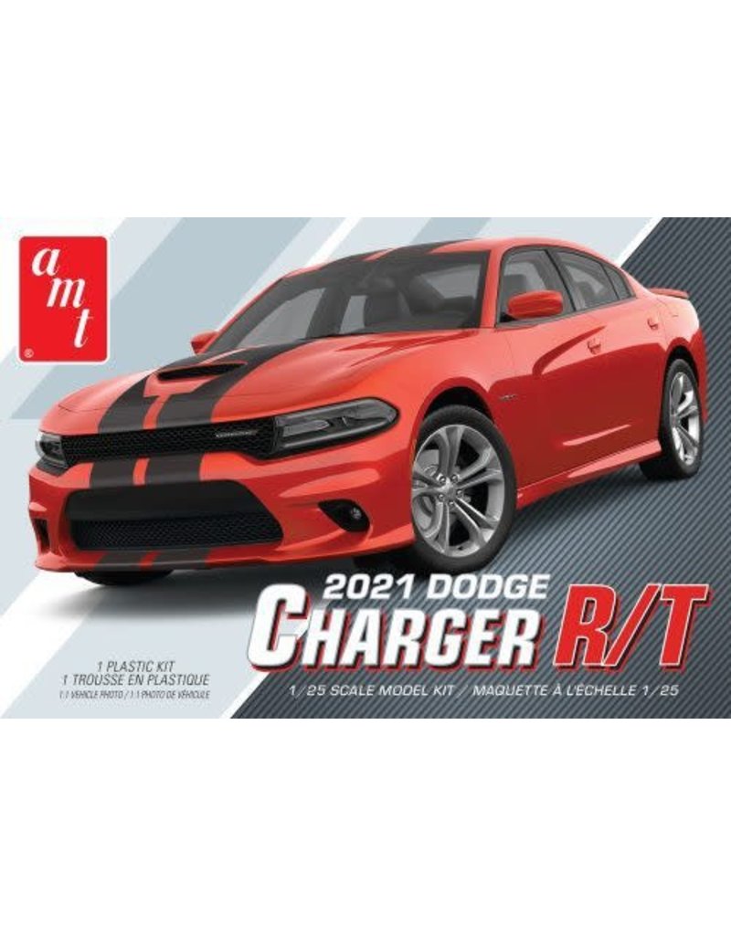 AMT AMT1323M 1/25 2021 DODGE CHARGER RT ALL NEW TOOLING PLASTIC MODEL KIT