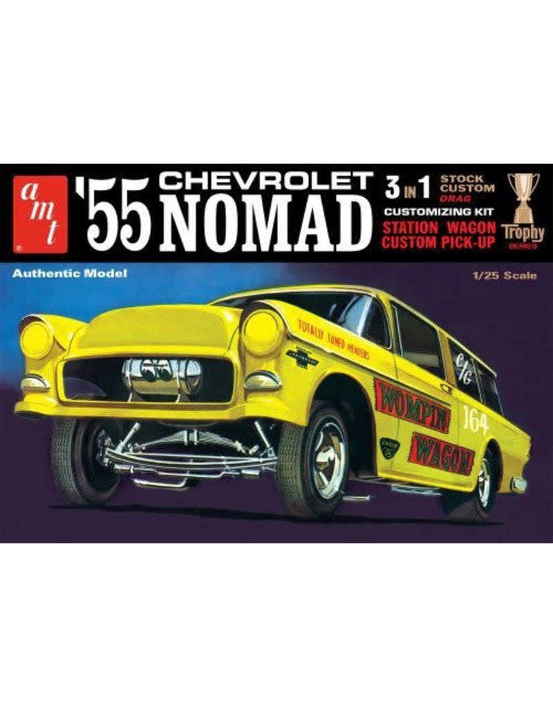 AMT AMT1297 1/25 1955 CHEVY NOMAD PLASTIC MODEL KIT