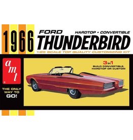 AMT AMT1328 1/25 1966 FORD THUNDERBIRD HARDTOP/CONVERTIBLE PLASTIC MODEL KIT